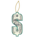 Dollar Sign $100 Ornament w/ Clear Mirrored Back (3 Square Inch)